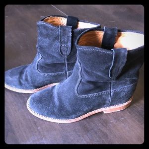 Isabel Marant Etoile Suede Crisi Boots